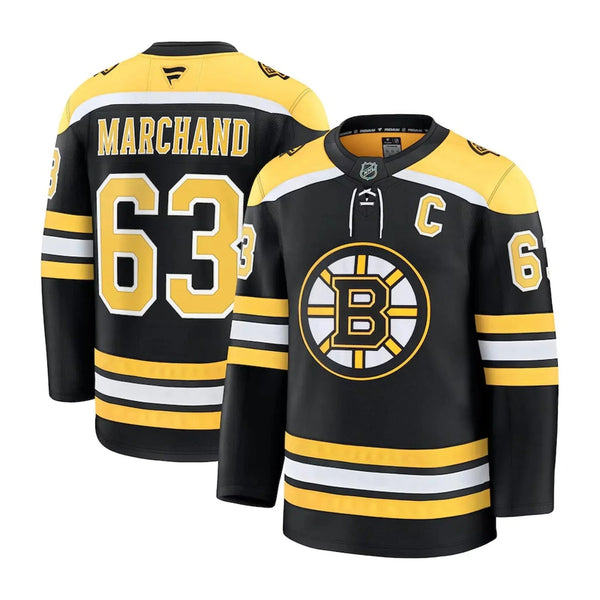 Brad Marchand Boston Bruins Fanatics Premium Home Jersey Sz 50 M NHL NWT