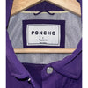 Poncho Outdoors Billy Bob Western Snap Shirt Purple Pearl Snaps Men's L EUC