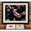Vince Carter Signed 16x20 Man Can Fly Dunk Photo Fleer Framed 22x26 Raptors Rare