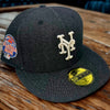 New York Mets Denim Hat Baseball New Era 59FIFTY Black Cap All Star Game Size 7