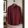 Taylor Stitch The Jack Oxford Shirt Men's 2XL 46 Burgundy Organic Cotton Button