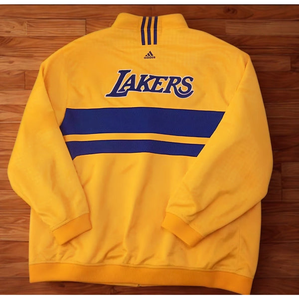 Los Angeles Lakers 2007 Adidas Warm Up Jacket Climalite Kobe Era Mens Small
