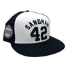 Mariano Rivera New York Yankees MLB HOF Sandman 42 Hat New Era Sz. 8 Fitted 59Fifty