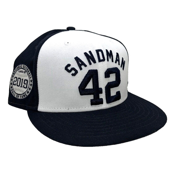 Mariano Rivera New York Yankees MLB HOF Sandman 42 Hat New Era Sz. 8 Fitted 59Fifty