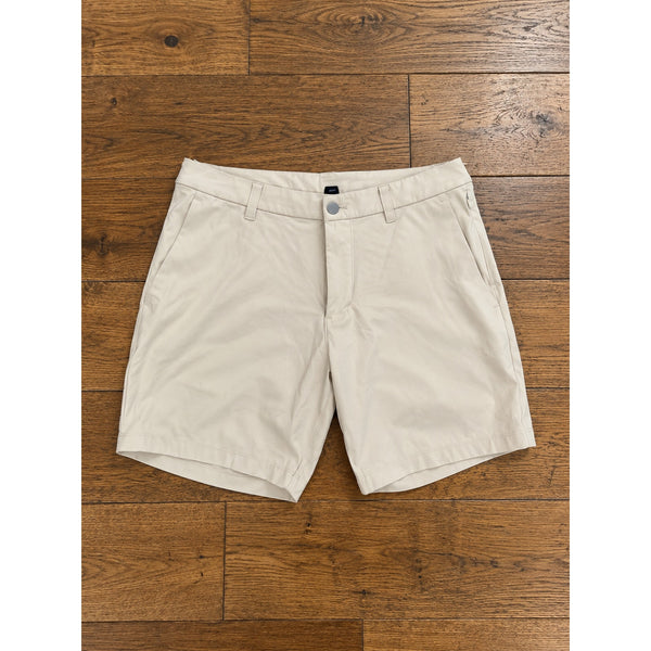 Lululemon Commission Short Relaxed 7" ABC Warpstreme Khaki 32 Men's NWOT