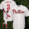 Philadelphia Phillies Bryce Harper #3 Majestic Cool Base Home Jersey Sz 2XL NWOT