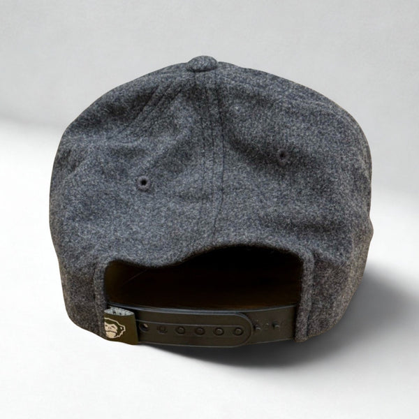 Howler Brothers Rope Hat Gray Wool Blend Snapback Chainstitch Embroidered