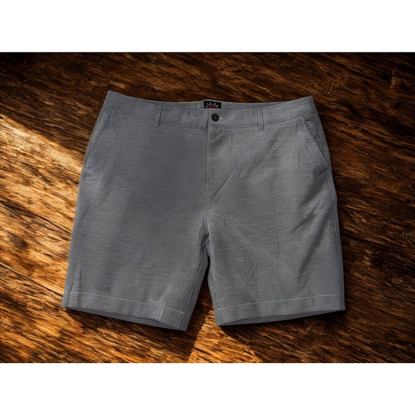 Faherty Belt Loop All Day Shorts 7" Men’s 38 Gray Stretch Drawstring EUC