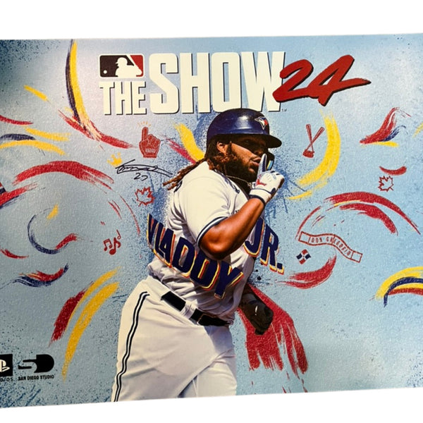 MLB The Show 24 Poster Store Display Magnet Sign PS5 Vladimir Guerrero Jr Promo
