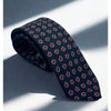 Polo Ralph Lauren Wool Tie Handmade USA Vintage Navy Paisley Dot England