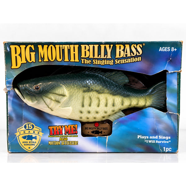 Big Mouth Billy Bass Singing Motion Fish I Will Survive Tested Working NIB