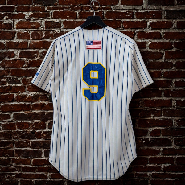 Delaware Fightin Blue Hens Game Worn Nike Baseball Jersey #9 Sz 42 (L) USA NCAA