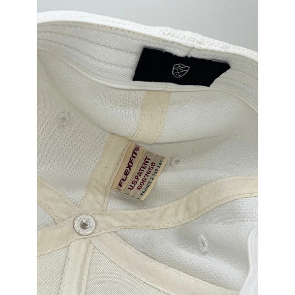 Nike Golf Tiger Woods TW White Flex Fit Mesh Hat Cap M/L Vintage Dri-FIT Rare