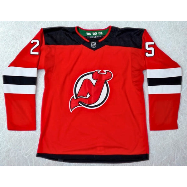 New Jersey Devils Jacob Markstrom #25 NHL Adidas Authentic Jersey Sz 60 3XL NWOT
