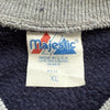 New York Yankees Majestic MLB Button Down Bomber Jacket Men XL USA Vintage 90s