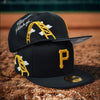 Pittsburgh Pirates New Era Cloud Icon 59FIFTY Hat Black 7 3/8 NWT Rare