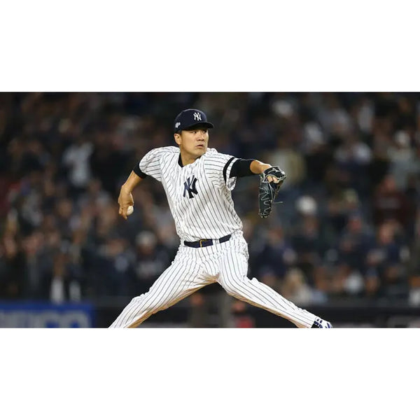 New York Yankees Masahiro Tanaka #19 Majestic MLB Jersey Men's Medium White