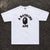 BAPE A Bathing Ape Bicolor College Tee Black Ape Head Logo T-Shirt Medium NWOT
