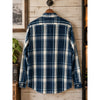 Taylor Stitch x Stetson California Shirt Sz. 2XL 46 Indigo Plaid Organic Cotton