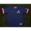 Atlanta Braves Jason Heyward #22 Nike MLB Baseball Jersey Men's L Vintage Navy