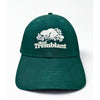 Roots Mont Tremblant Canada Beaver Logo Hat Green Strapback Cap Adult OSFA