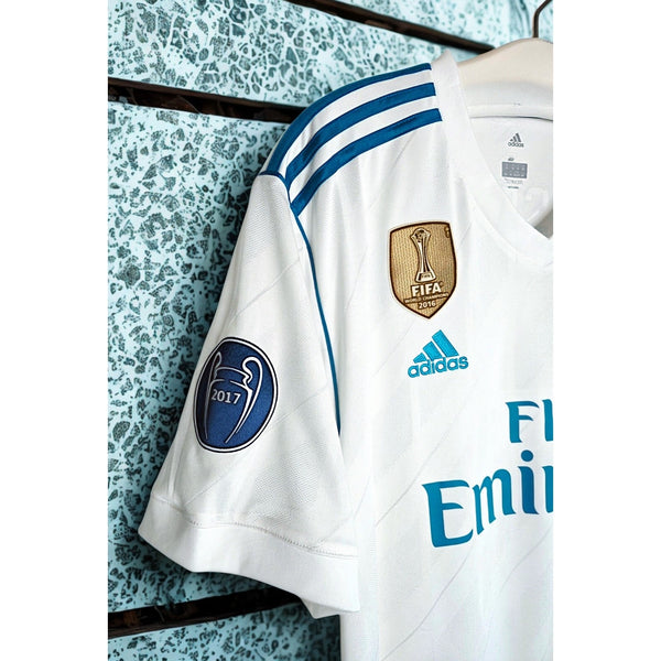 Real Madrid 2017/18 Home Jersey Adidas Ronaldo Era Champions League Size M