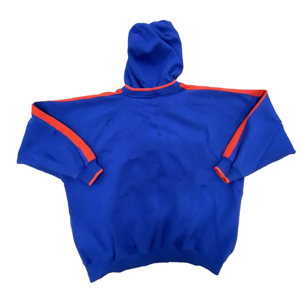 New York Giants Lee Sport Hoodie Sweatshirt Blue Stitched Logo Mens Medium M