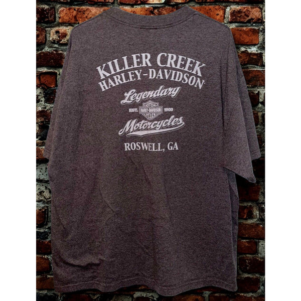 Harley Davidson Powered With Attitude Born To Ride T-Shirt Men's XL Roswell GA