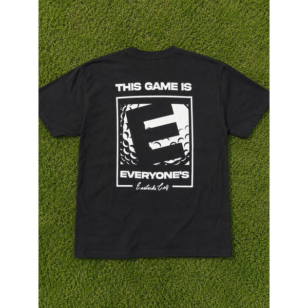Eastside Golf Everyone's Game T-Shirt Mens 2XL Black Graphic Tee NWT Streetwear