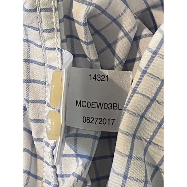 Peter Millar Summer Comfort Crown Sport Captain Check Shirt Men's 2XL NWOT