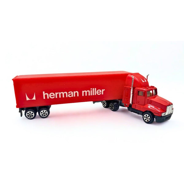 Herman Miller Eames 1987 Road Champs Semi Truck Diecast Kenworth T600A Trailer