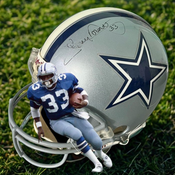 Tony Dorsett Signed Dallas Cowboys Riddell VSR4 Full Size Helmet Autograph RARE